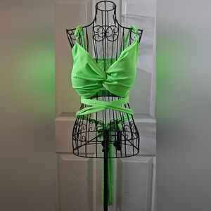 Textured Wrap Around Bikini